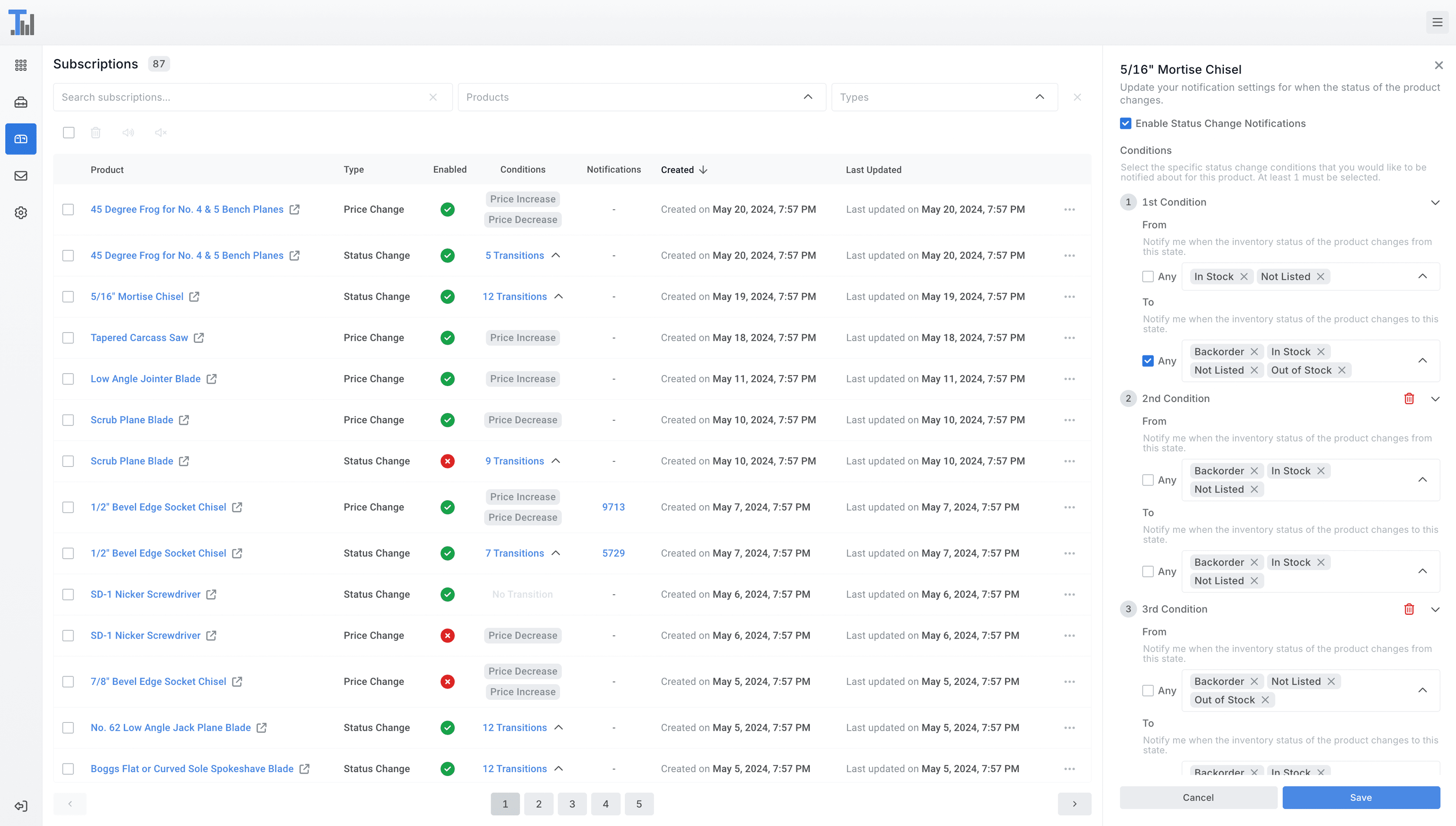 Managing Subscriptions