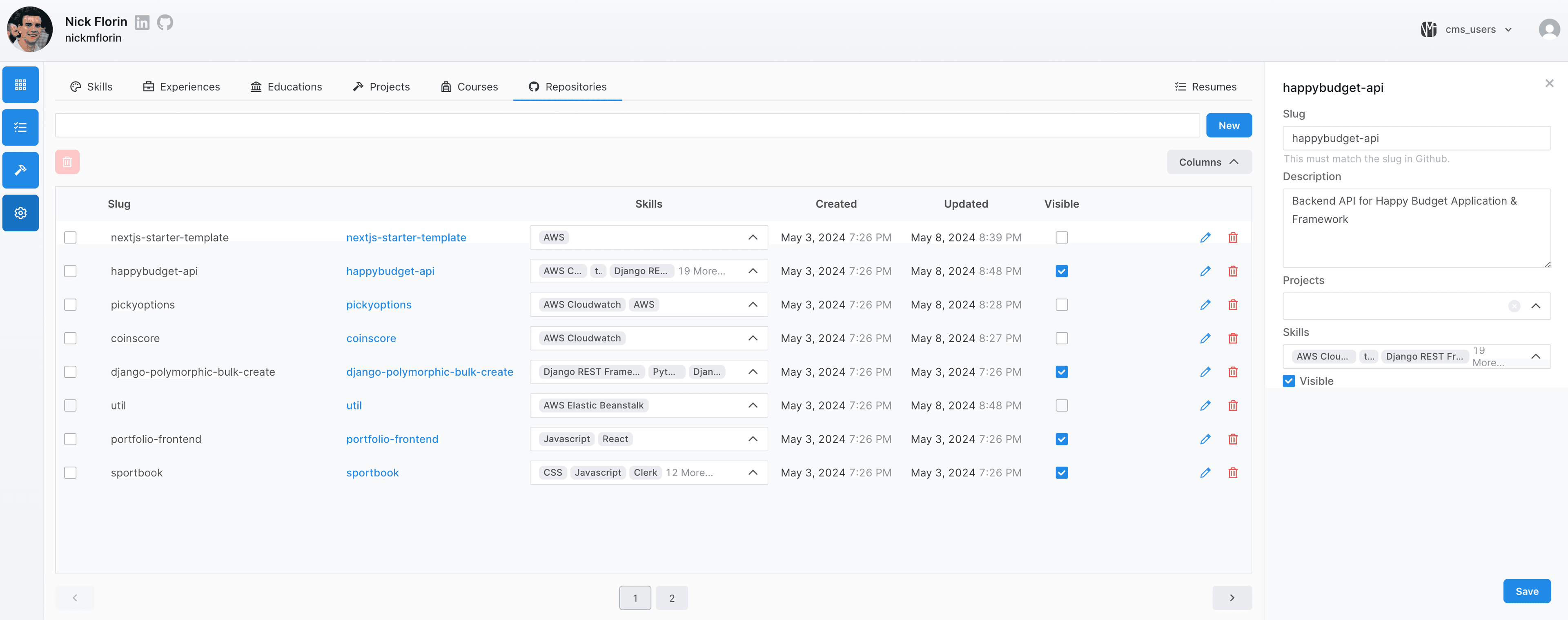 Modifying Repositories